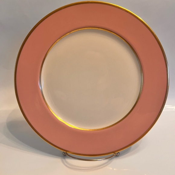 Pink with gold trim Flintridge china set - Picture 4 of 6